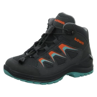 Image of Lowa Innox EVO GTX QC JR Unisex Hiking shoes for kids, Size: 1, Graphit/arktis Leather and textile