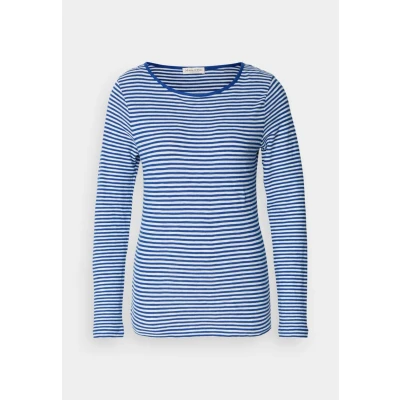 Image of Marc O&#039;Polo Long Sleeve Round NECK Striped sleeved top, Women&#039;s, Size: Small, Navy