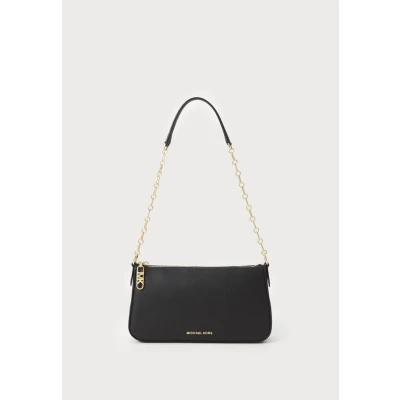 Image of Michael Kors Empire Chain Pouchette Handbag, Women&#039;s, Size: One Size, Black