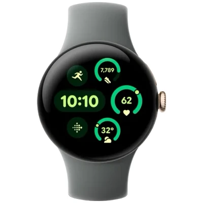 Image of Google Pixel Watch 3 41mm Gold (Grey Strap)