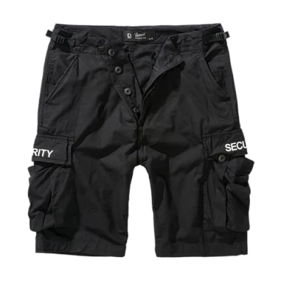 Image of Brandit Men&#039;s Security BDU Ripstop Shorts, Black Security, S
