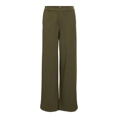 Image of Object Trousers, Women&#039;s, Size: 14, Ivy green