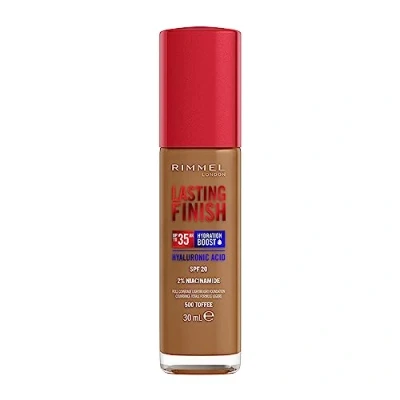 Image of Rimmel Lasting Finish 35Hr Foundation 30ml (Various Shades) 500 Toffee