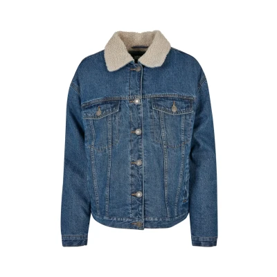 Image of Urban Classics Denim jacket, Women&#039;s, Size: 3XL, Clearblue washed