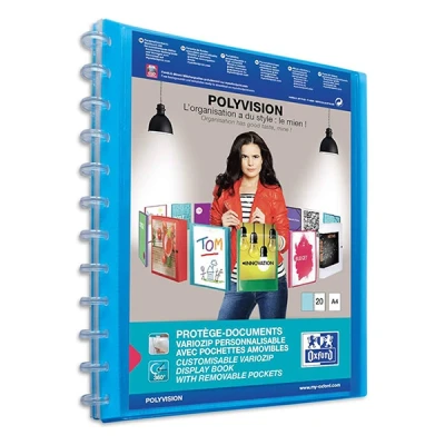 Image of Elba Bürosysteme Image Overhead Vario Zipp 61430WE Ring Binder with 20 Pockets / A4 235 x 310 mm/White