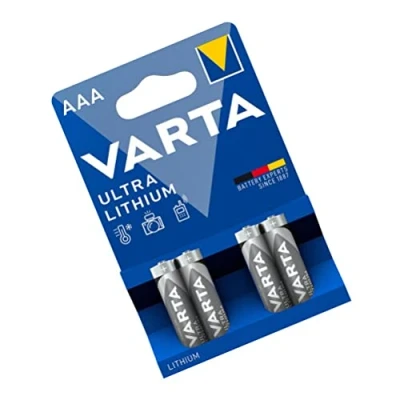 Image of Varta Lr03 professional lithium 1 .5v 4 x aaa 6103301404