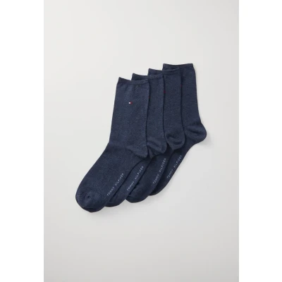 Image of Tommy Hilfiger 4 PACK Socks, Women&#039;s, Size: 2.5 5, Jeans/blue