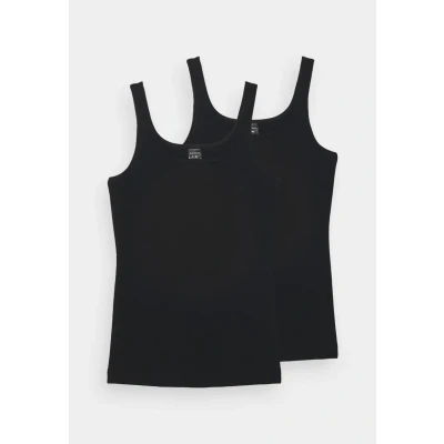 Image of Schiesser Organic Cotton Teens 2 PACK Undershirt for kids, Size: 10 11y, Schwarz