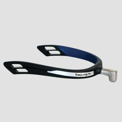 Image of Freejump Spur&#039;One Hammer Spur Black/Blue Horse Spurs Riding Equestrian