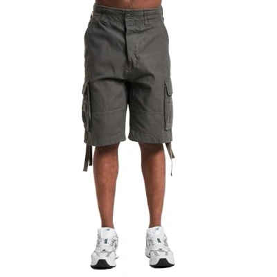 Image of Brandit Men&#039;s Pure Vintage Shorts, Olive, 3XL