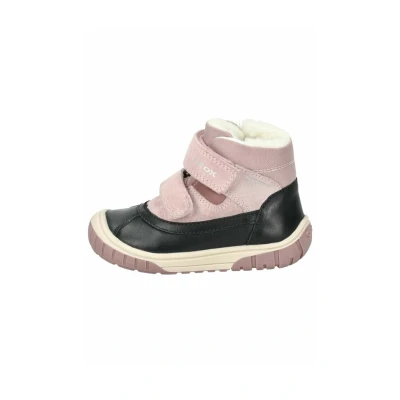 Image of Geox Baby Girl&#039;s B Omar WPF C Ankle Boot, Black Rose, 4 UK Child