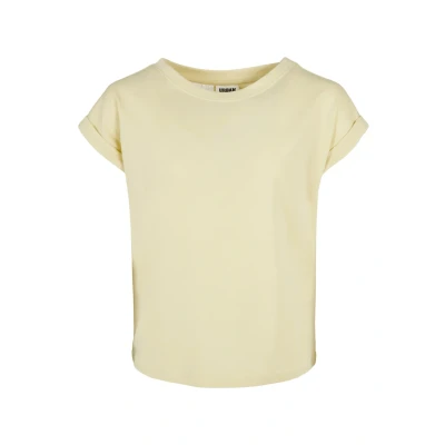 Image of Urban Classics Extended Shoulder Basic Tshirt for kids, Size: 5 6y, Softyellow