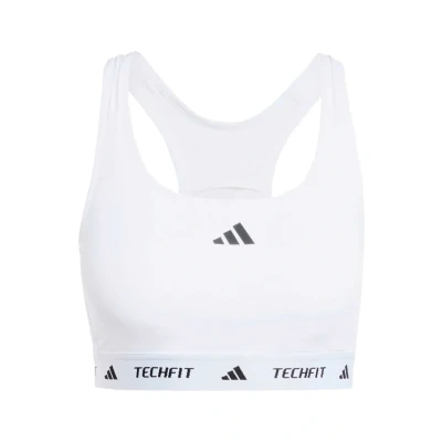 Image of adidas Performance Medium support sports bra, Women&#039;s, Size: XS, White