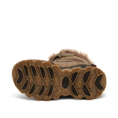 Image of Bisgaard Eddie TEX Unisex Winter boots for kids, Size: 10K, Army Leather and textile