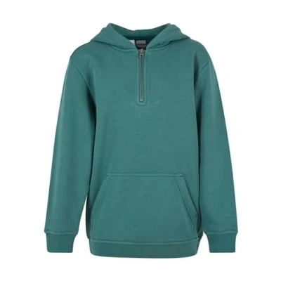 Image of Urban Classics BOXY ZIP Hoody Hoodie for kids, Size: 7 8y, Paleleaf