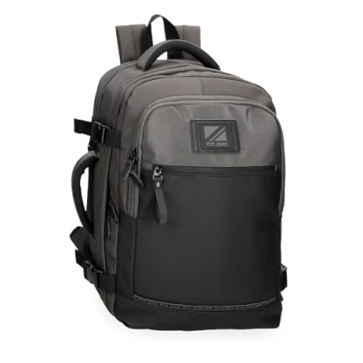 Image of Pepe Jeans Stratford Laptop Backpack Grey 25 x 40 17 cm Polyester L, Grey, Talla única, Backpack, One Size,
