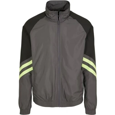 Image of Urban Classics Block Sport Track Jacket Summer jacket, Men&#039;s, Size: XXL, Darkshadow