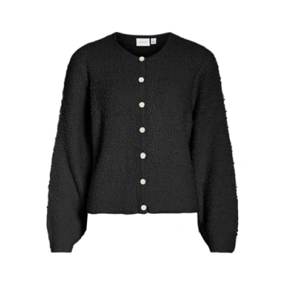 Image of VILA Vipaza Jacket Cardigan, Women&#039;s, Size: Large, Black beauty