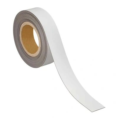 Image of MAUL 10 m x 40 1 mm Marking Magnetic Labelling Tape White