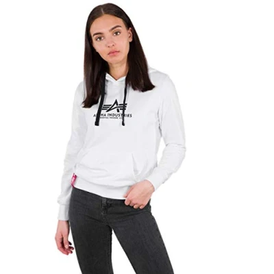 Image of ALPHA INDUSTRIES Women&#039;s Basic Hoody Wmn Hooded Sweatshirt for Women Hoodie (Pack of 1)
