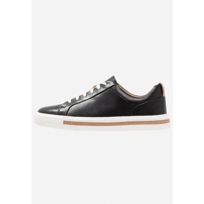 Image of Clarks Unstructured UN MAUI LACE Trainers, Women&#039;s, Size: 3, Black Leather