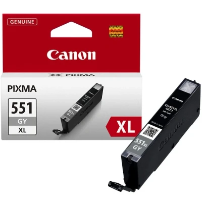 Image of Canon Original CLI 551xl High Capacity Ink Cartridge, Grey