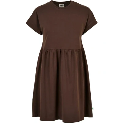 Image of Urban Classics Empire Valance Day dress, Women&#039;s, Size: 5XL, Brown