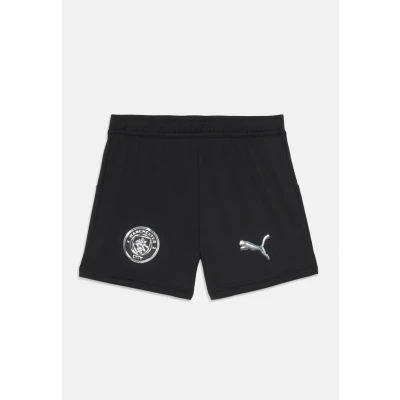 Image of Puma MC FC Replica Unisex Sports shorts for kids, Size: 6y (5 6y), Black