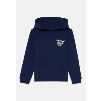 Image of Jack &amp; Jones Junior Jornorrebro TYPO BACK HOOD Hoodie for kids, Size: 8y, Ocean cavern