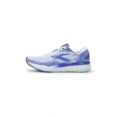 Image of Brooks Ghost 16 Road running shoes, Women&#039;s, Size: 4, White amparo blue limpet shell Textile