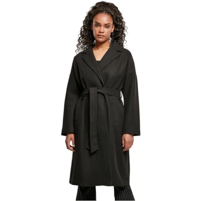 Image of Urban Classics Damen Oversized Trenchcoat, Women&#039;s, Size: XXL, Black