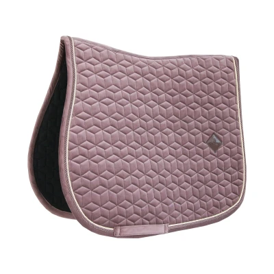 Image of Kentucky Horsewear Saddle Pad Velvet Jumping Light Purple Horse Riding Equestrian