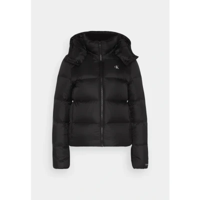 Image of Calvin Klein Jeans Archetype Short Puffer Down jacket, Women&#039;s, Size: XXL, Black