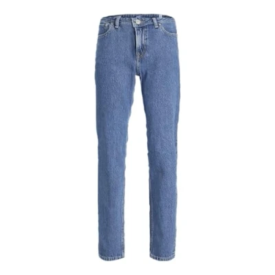 Image of JACK &amp; JONES JJICLARK JJORIGINAL AKM 412 NOOS JNR Boys&#039; Regular Fit Jeans Junior, Blue Denim, 134