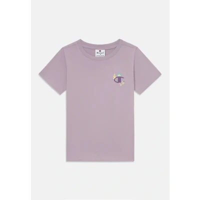 Image of Champion Graphic CREW NECK Print Tshirt for kids, Size: 3 4y, Mauve