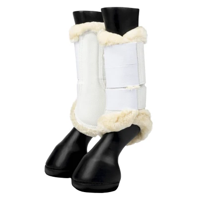 Image of LeMieux Fleece Edge Mesh Brushing Boots