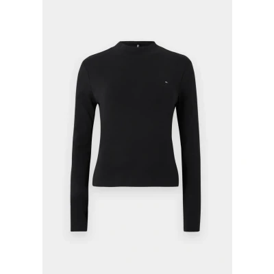 Image of Tommy Hilfiger Women&#039;s L/S T Shirt, Black (Black), XL