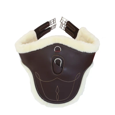 Image of Kentucky Horsewear Sheepskin Stud Girth Brown 115cm Horse Riding Equestrian