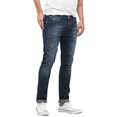 Image of Lee LUKE Slim fit jeans, Men&#039;s, Size: 38x34, Authentic trash