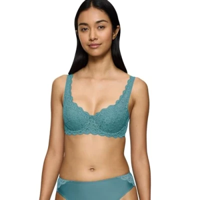 Image of Triumph Women&#039;s Amourette Bra, Quiet Turquoise, 36D