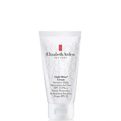 Image of Elizabeth Arden Eight Hour Cream Intensive Daily Moisturiser For Face Spf 15 (50ml)