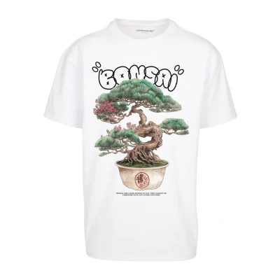 Image of Upscale by Mister Tee Bonsai Heavy Print Tshirt, Men&#039;s, Size: 3XL, White