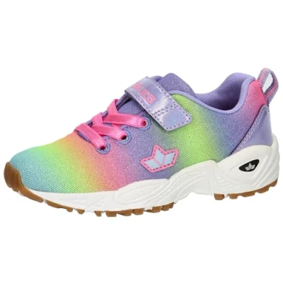 Image of LICO Florina Trainers for kids, Size: 11.5/12K, Lila/rosa/tuerkis Textile/synthetics