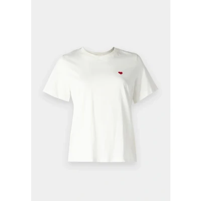 Image of JDY Jdypisa Basic Tshirt, Women&#039;s, Size: XS, Cloud dancer
