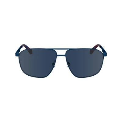 Image of CALVIN KLEIN Men&#039;s Sunglasses, Blue, One Size