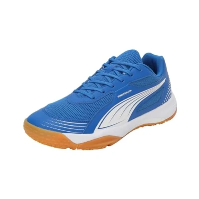 Image of Puma Solarflash III Handball shoes, Men&#039;s, Size: 6.5, Team royal/white Textile/synthetics