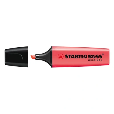 Image of Highlighter STABILO BOSS ORIGINAL Pack of 1 Red