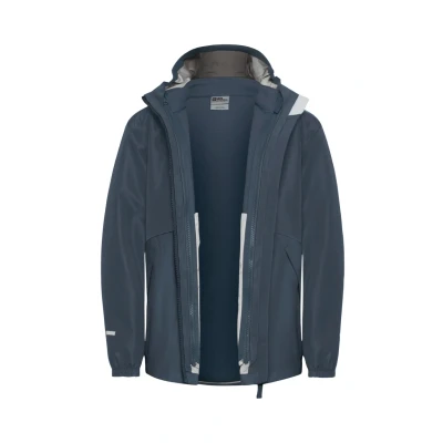 Image of Jack Wolfskin Iceland 3IN1 Outdoor jacket for kids, Size: 7 8y, Midnight sky