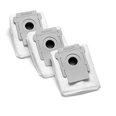 Image of irobot 4626194 vacuum cleaner bag suitable for roomba e series and i disposable bags 3 pack