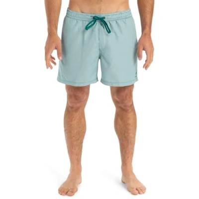 Image of Quiksilver Men&#039;s Everyday Deluxe Volley 15 Board Shorts (Pack of 1), Teal Green, XS
